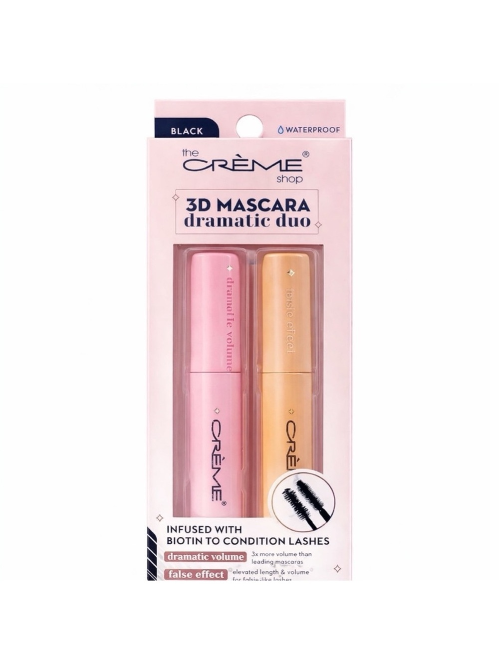 CRÈME SHOP 3D Mascara Duo